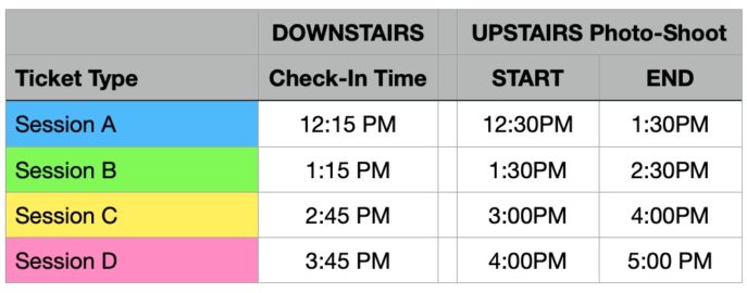 Schedule 4 May 15th