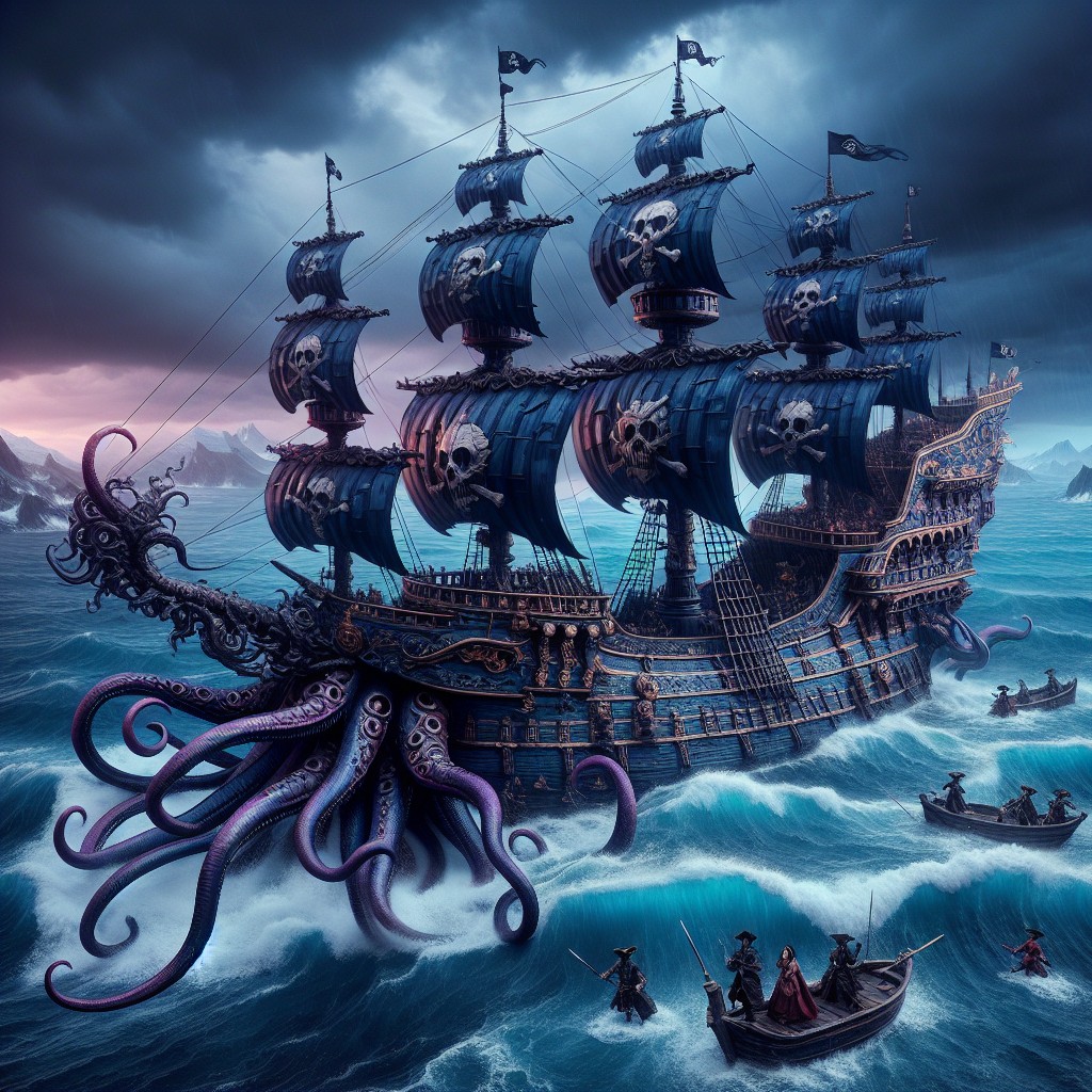 kraken pirate ship